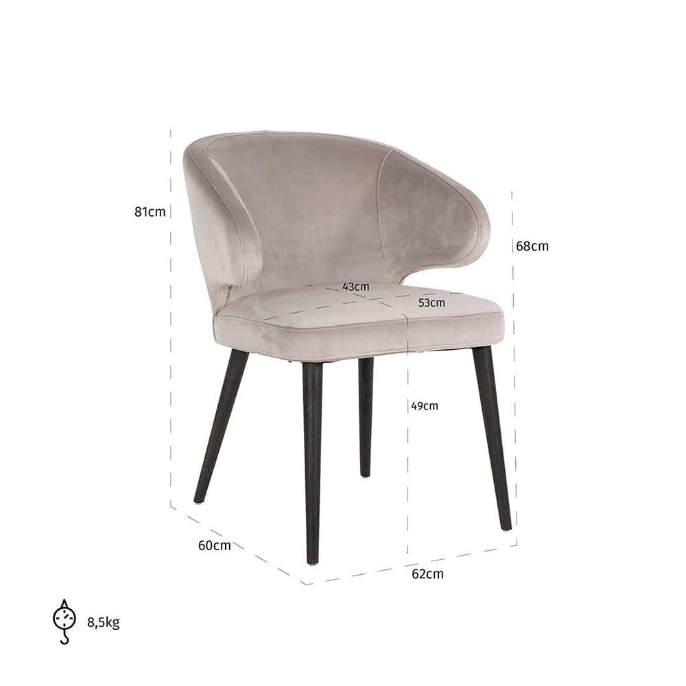 Renaissance Contemporary Chelsea Dining Chair-Renaissance Design Studio