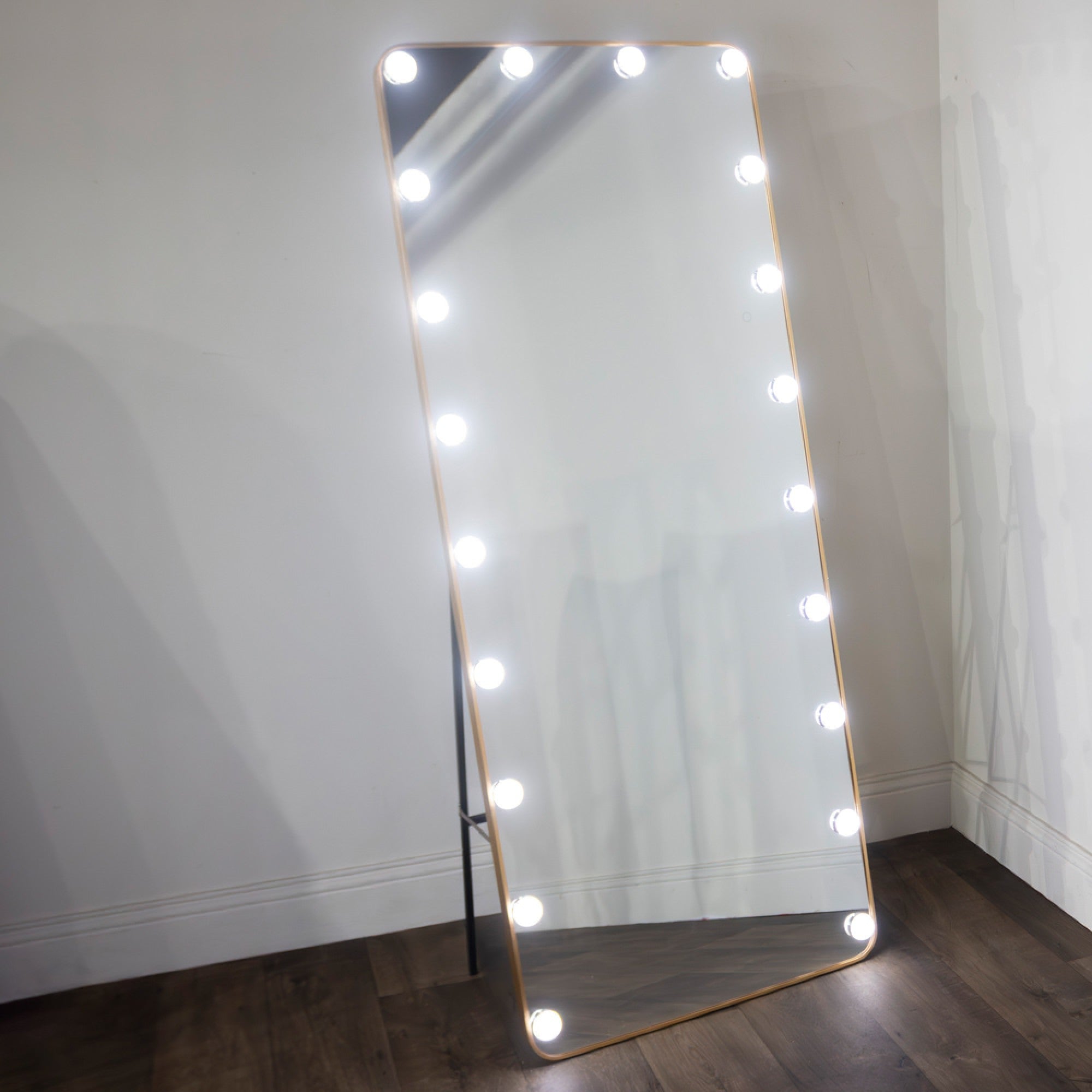 Renaissance mirror with LED lighting 170 x 70 cm gold-Renaissance Design Studio