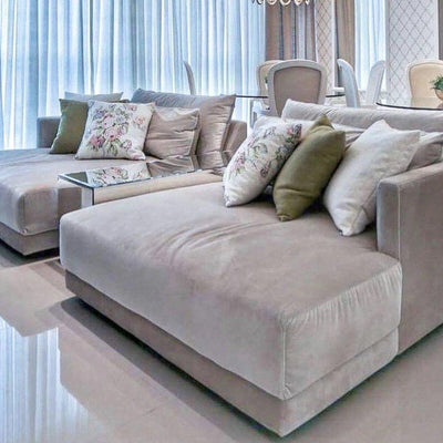 Riberio Milano chaise sofa choice of 3 fabrics to order priced from