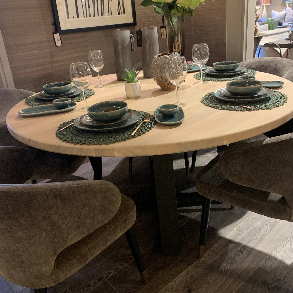 Riviera Dining Table 150cm w spider leg less 40%-Renaissance Design Studio