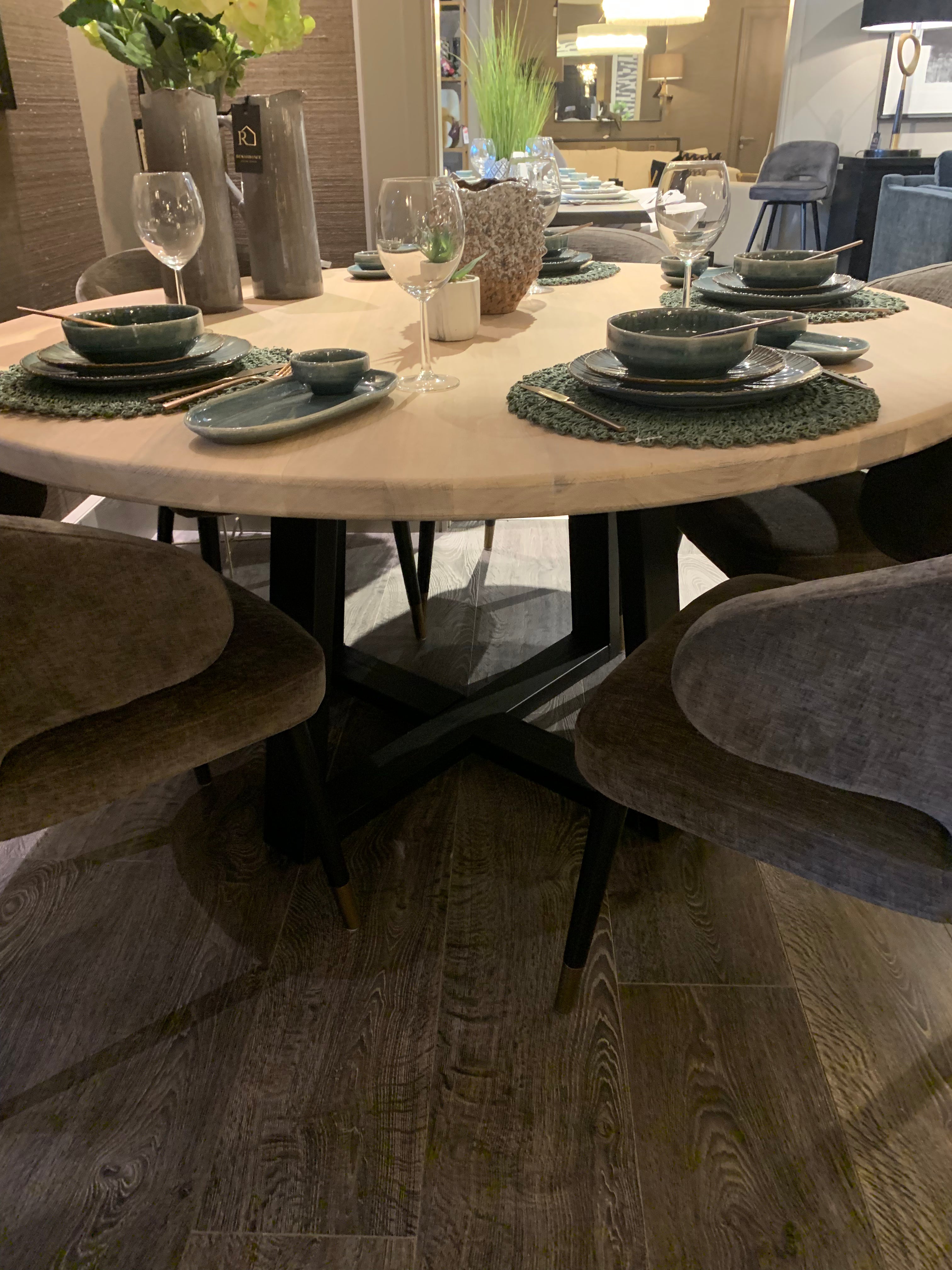 Riviera Dining Table 150cm w spider leg less 40%-Renaissance Design Studio