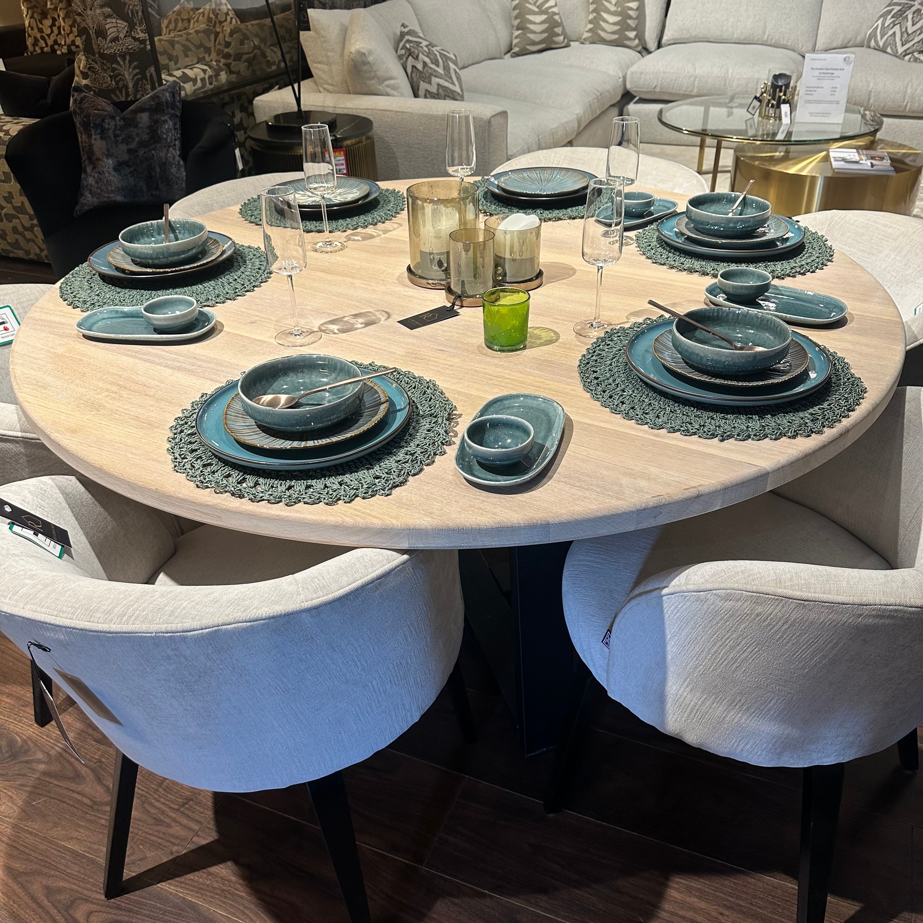 Riviera Dining Table 150cm w spider leg less 40%-Renaissance Design Studio