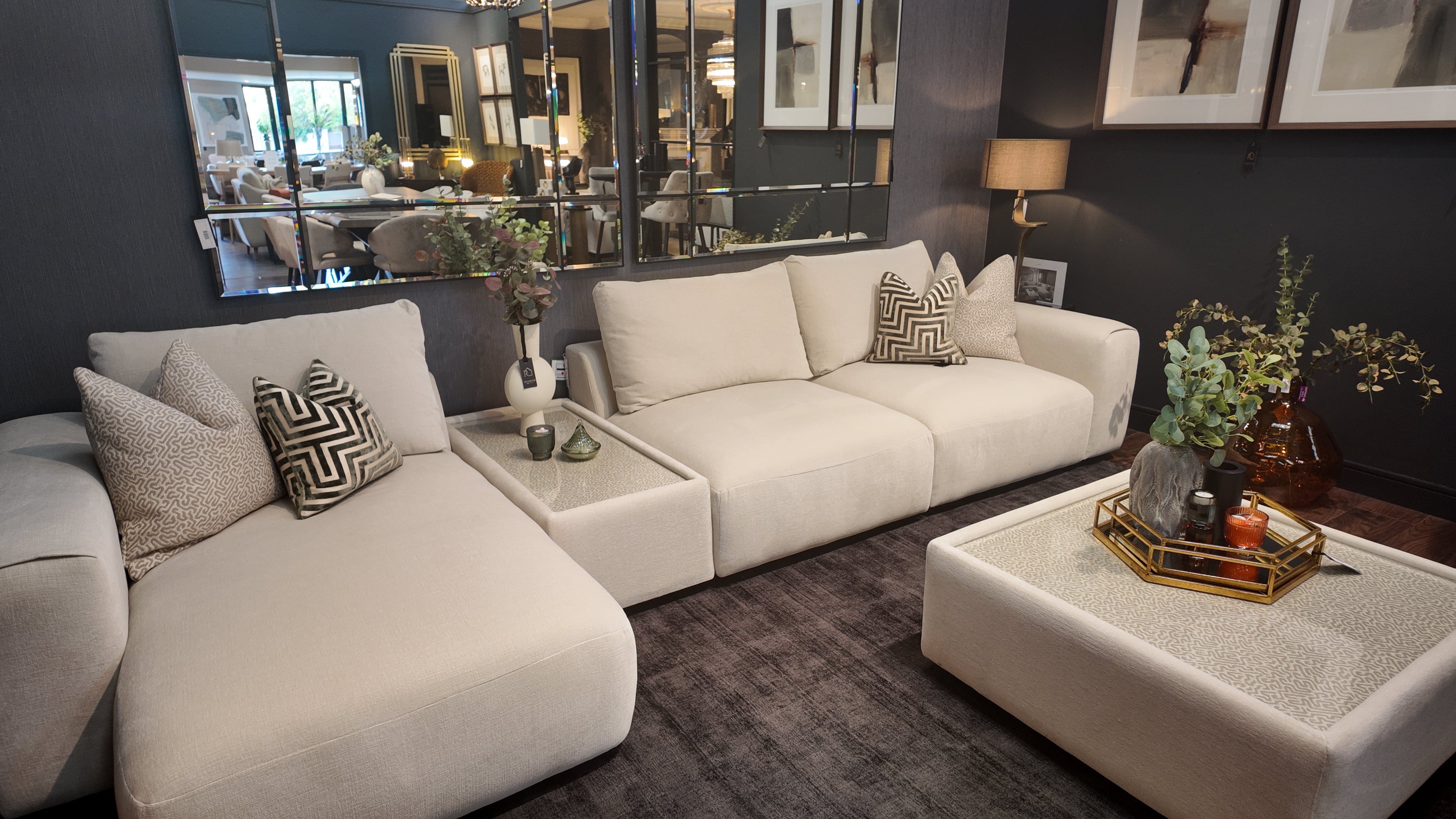 Rocco modular sofa Custom made for YOU by Whitemeadow . AFM-custom sofas-Renaissance Design Studio