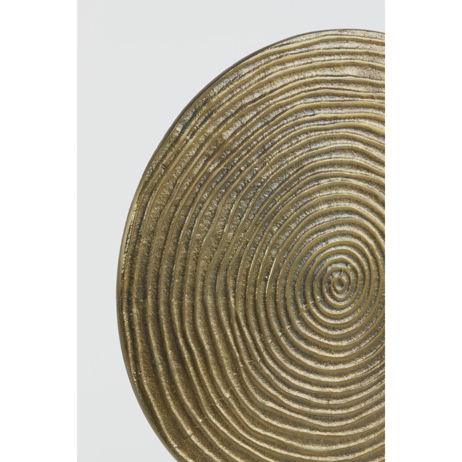 Roddy Bronzed Gold Disc On Stand - 2 sizes-Renaissance Design Studio