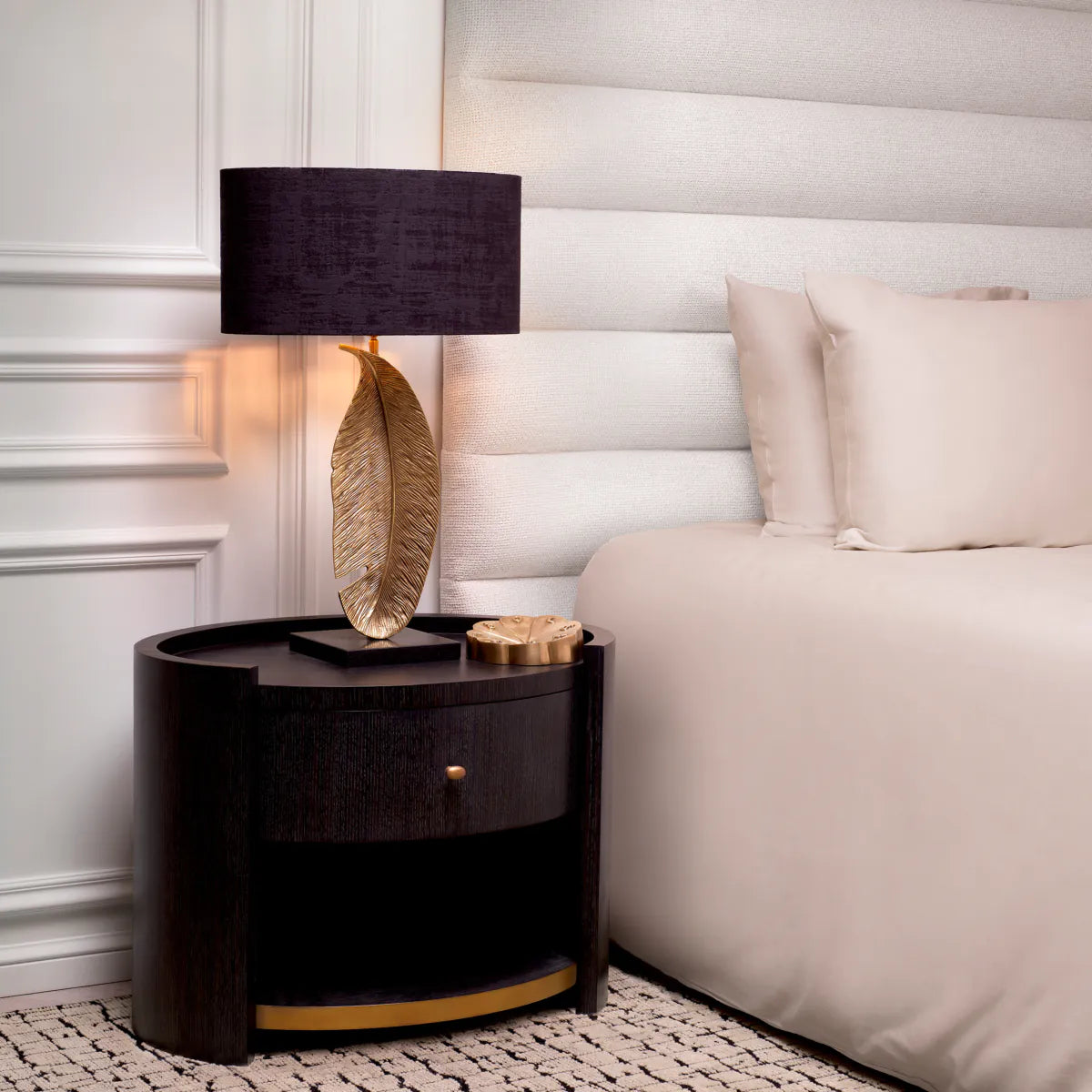 Rosemberg nightstand bedside cabinet by Eichholtz-Renaissance Design Studio
