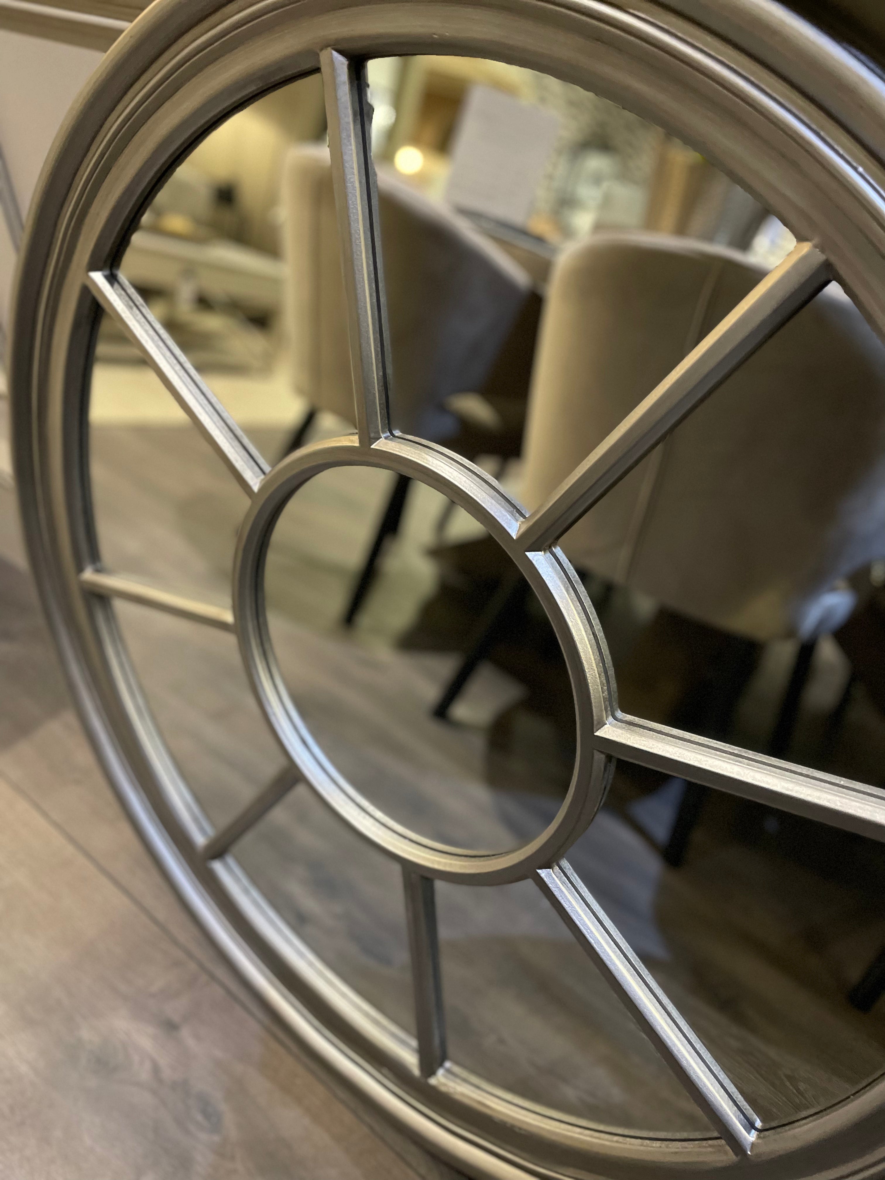 Round Window Mirror - Reduced To Clear-Renaissance Design Studio