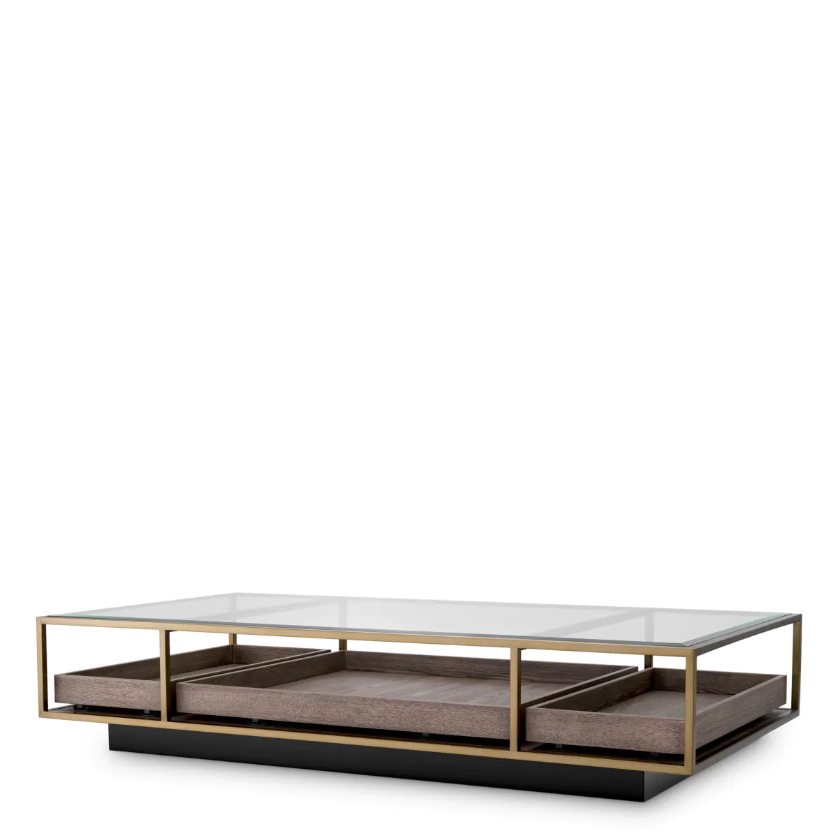 Roxton Coffee Table Brushed Brass by Eichholtz-Renaissance Design Studio