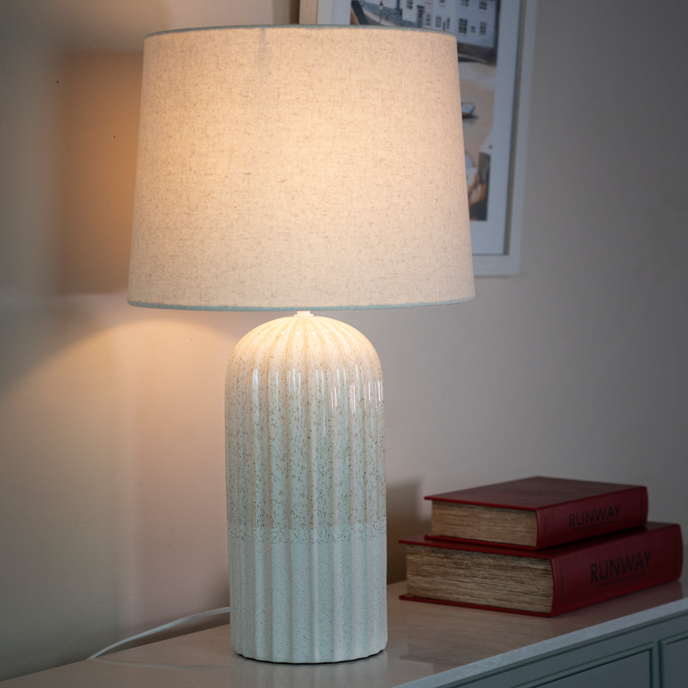 Sadie Ceramic table Lamp-Renaissance Design Studio