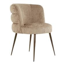 Sandra luxury Dining Chair in Beige or Stone-Dining Chair-Renaissance Design Studio