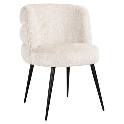 Sandra luxury Dining Chair in Beige or Stone