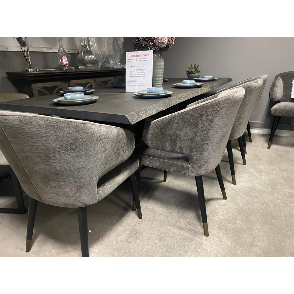 Sardinia Solid Oak Large Dining Table last one save up to 40%-Renaissance Design Studio