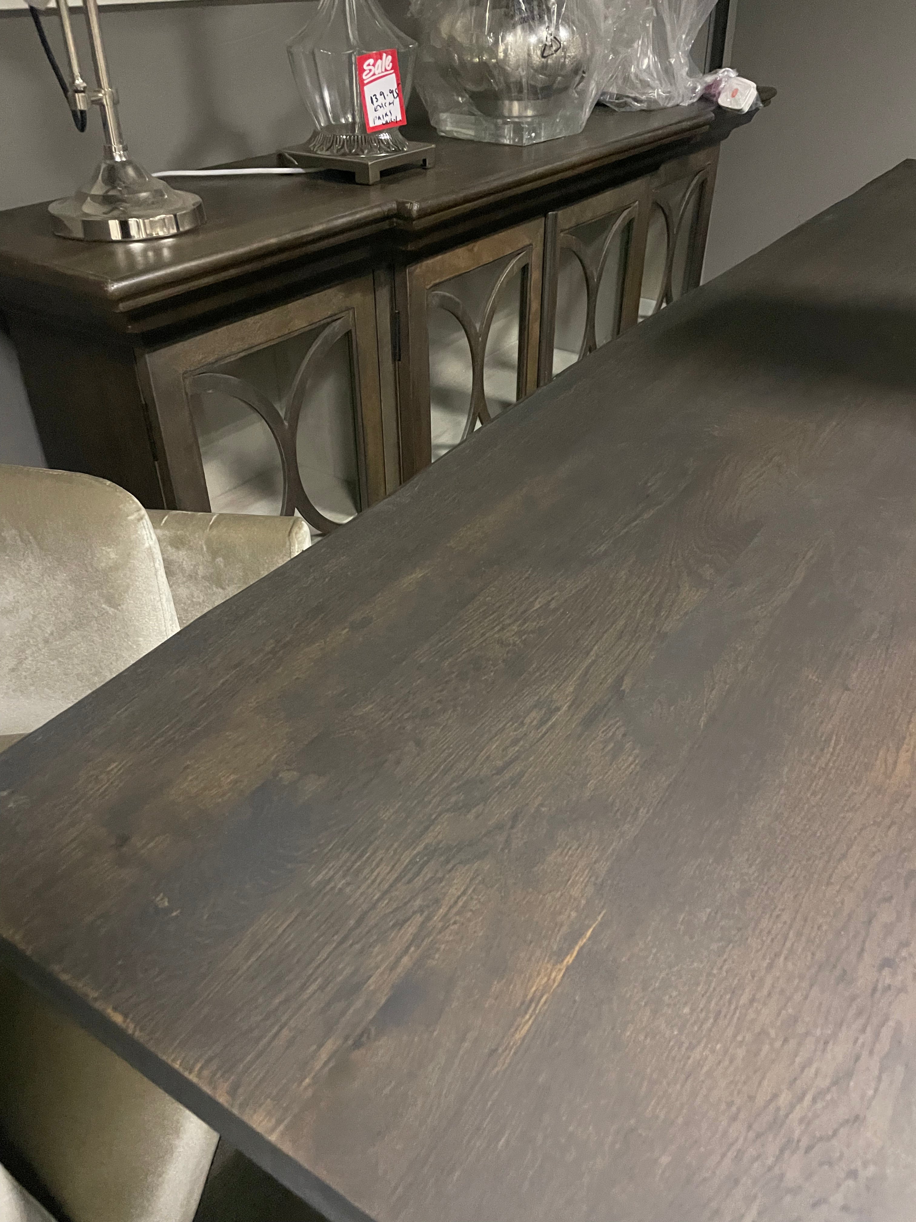 Sardinia Solid Oak Large Dining Table last one save up to 40%-Renaissance Design Studio