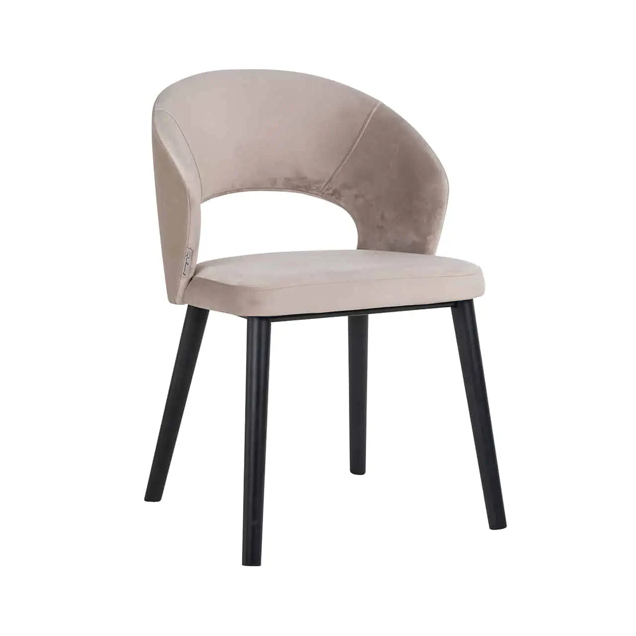 Savona Khaki Velvet Dining Chair-Renaissance Design Studio