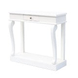 Savoy 90 cm Scroll table in a choice of 4 colours-Renaissance Design Studio