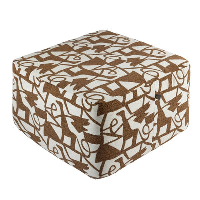 Henrietta round footstool cognac