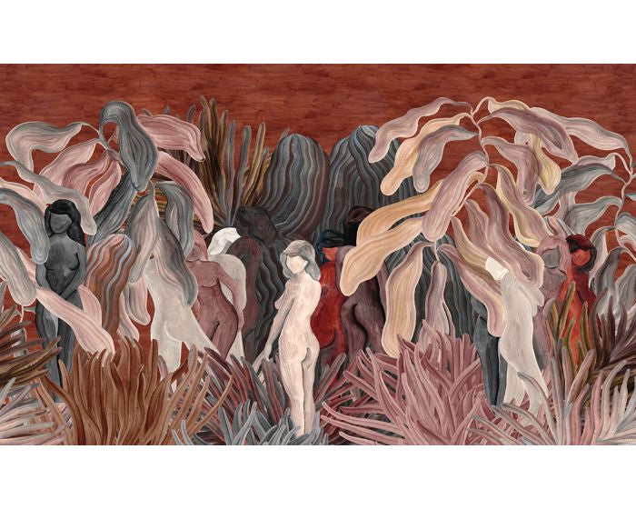 Secret Silhouette Couture walpaper by Arte sold per roll-arte designer wallpaper-Renaissance Design Studio