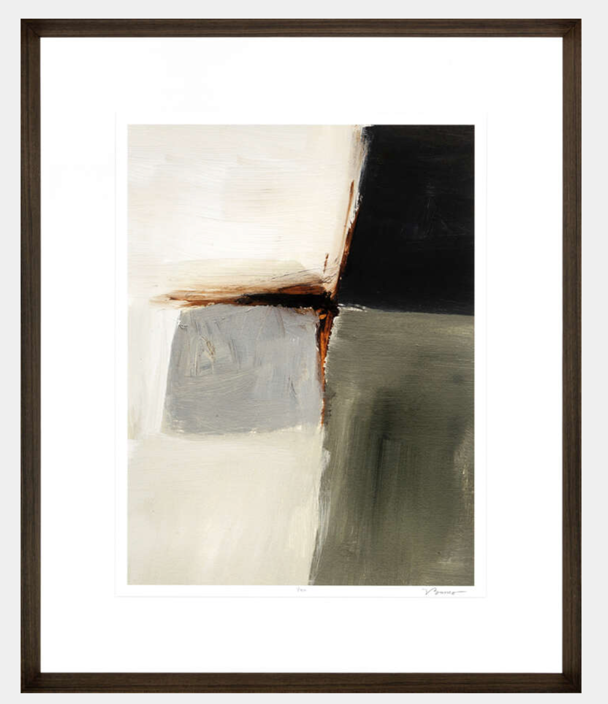 Segmented Neutrality 2. Limited Edition luxury wall art for luxury interiors .-Renaissance Design Studio