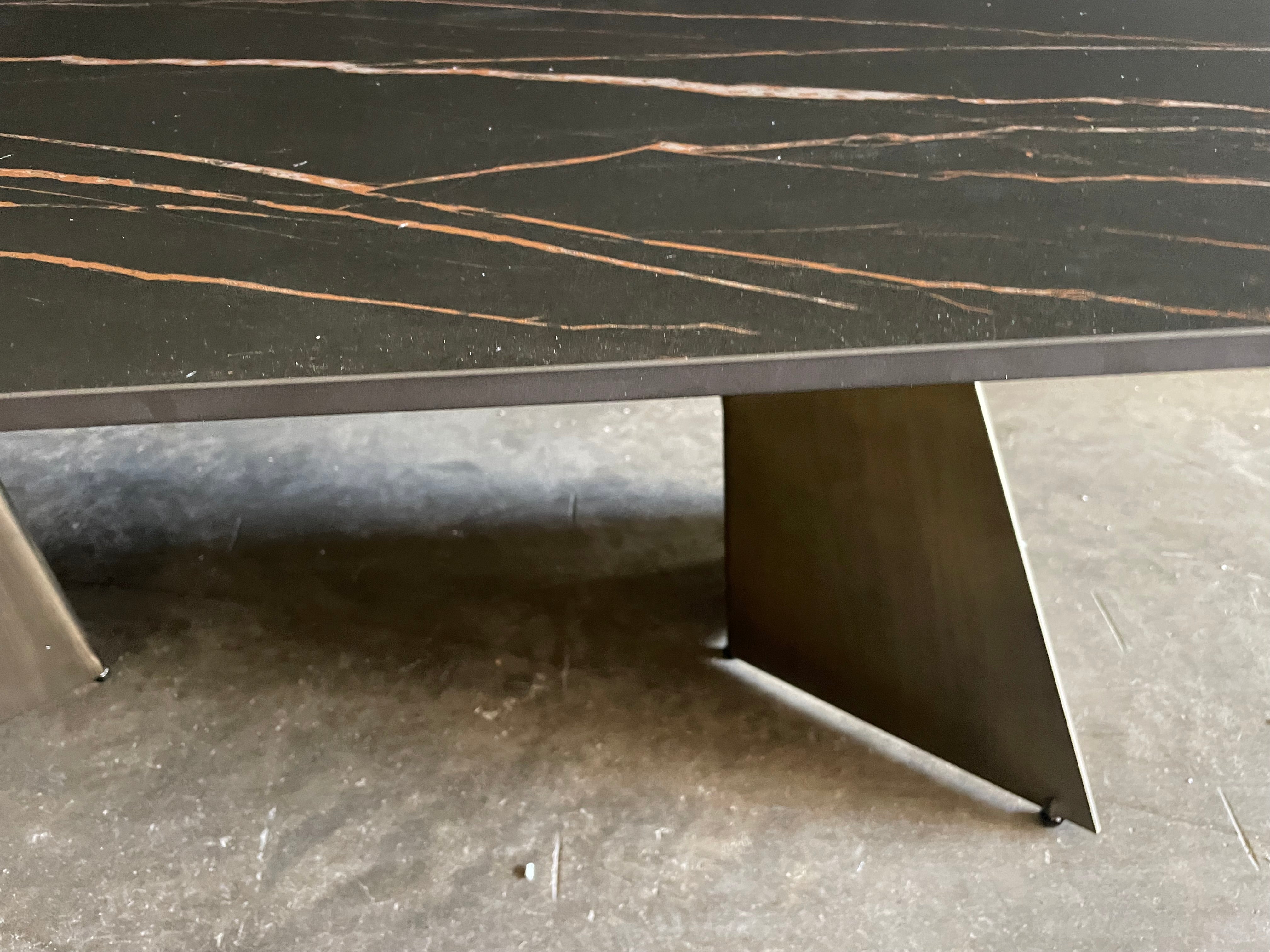 Selby ceramic black coffee table reduced-Renaissance Design Studio