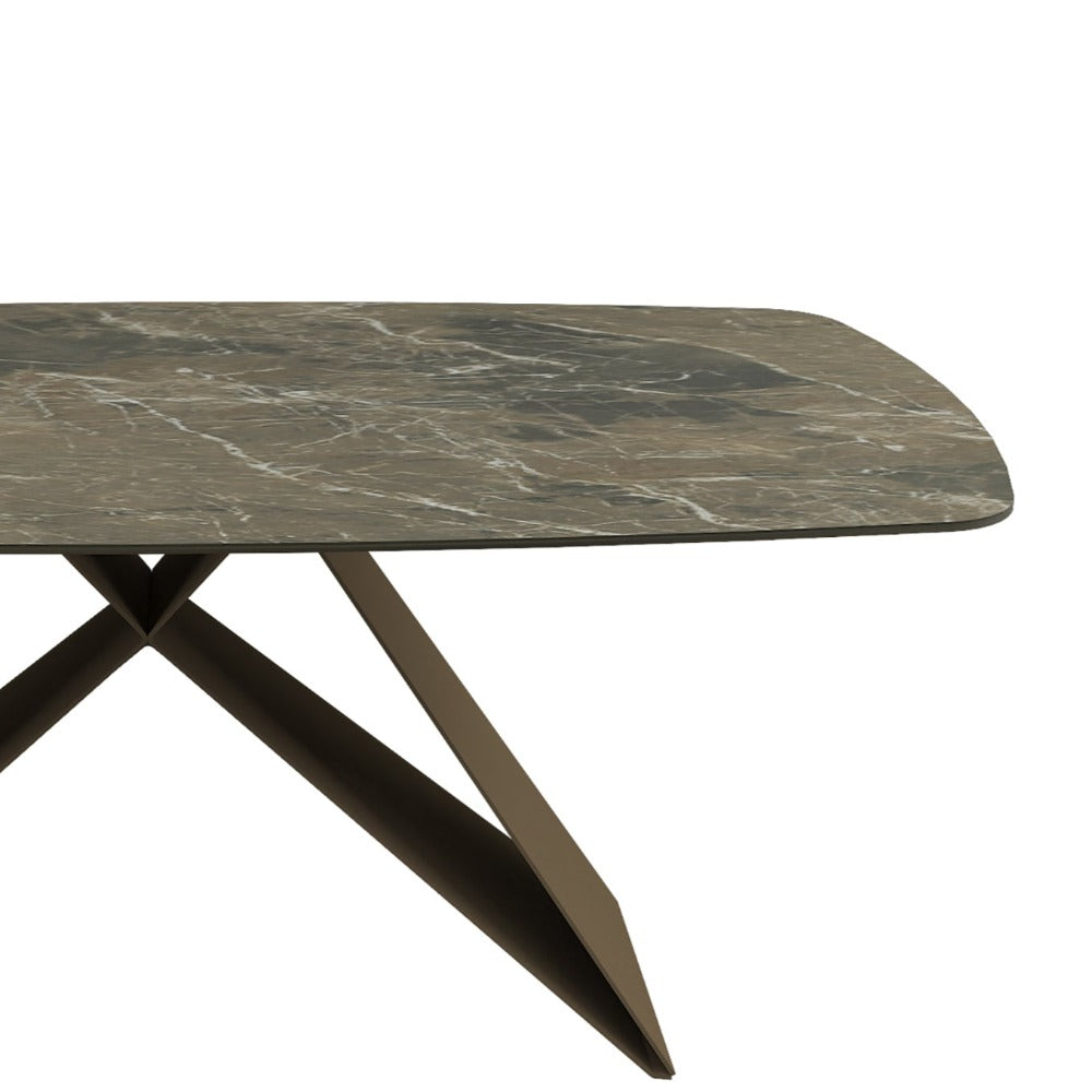 Selby ceramic large black Dining table 220 cm reduced-Renaissance Design Studio