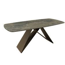 Selby ceramic large black Dining table 220 cm reduced-Renaissance Design Studio