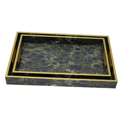 Serving Tray Set/2 (Deep Blue)