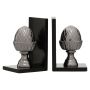 Set of 2 Acorn Bookends sculptures REDUCED-Renaissance Design Studio