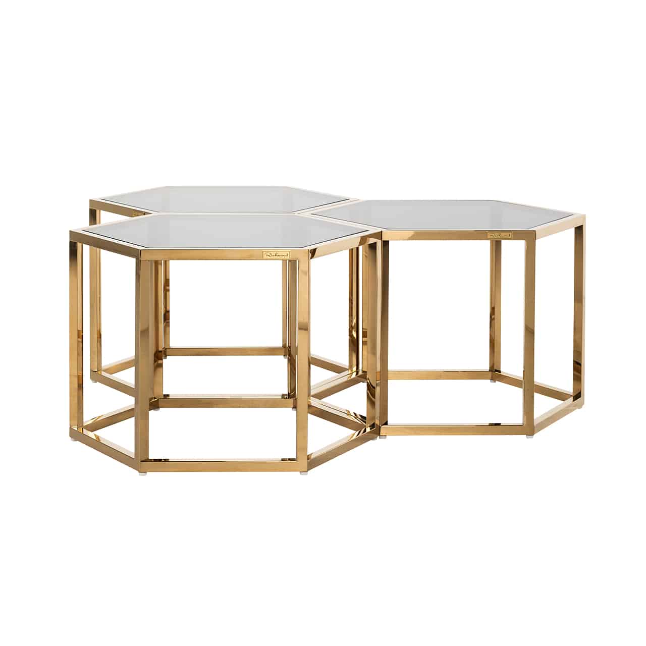 Set of 3 Penthouse coffee tables-Renaissance Design Studio