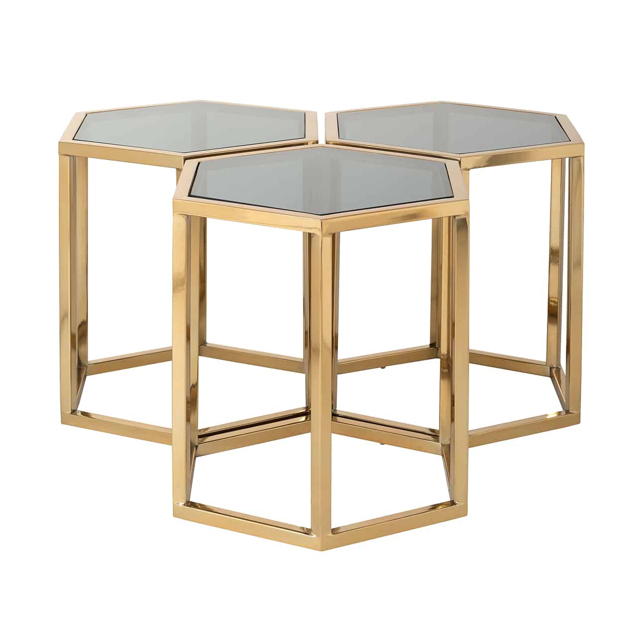 Set of 3 Penthouse coffee tables-Renaissance Design Studio