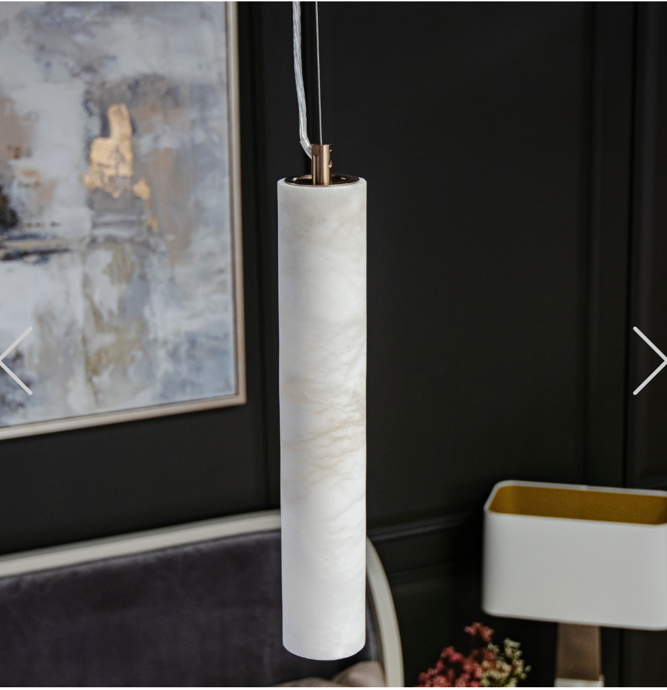Sheena Pendant in Bronze and white by RV Astley-Renaissance Design Studio