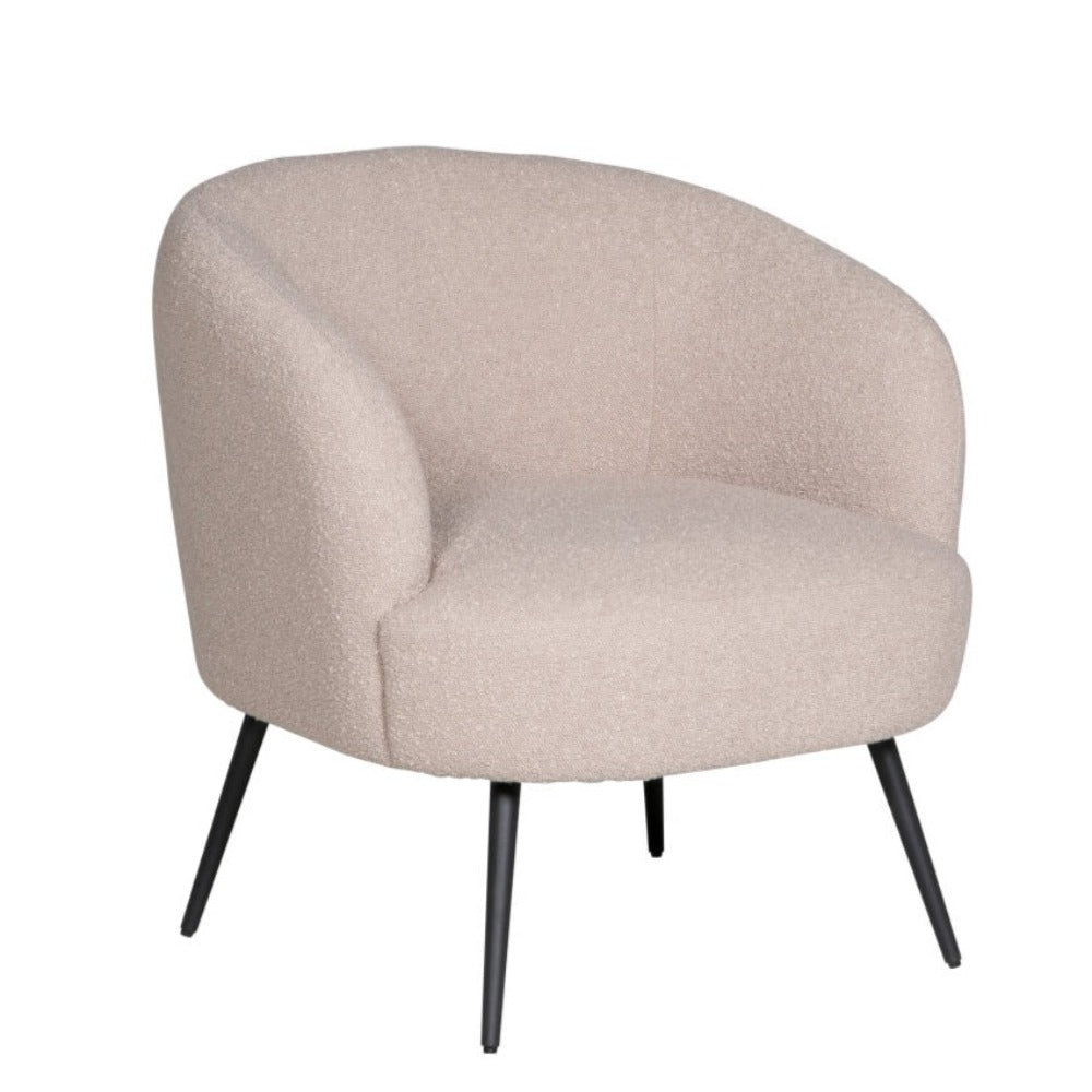 Shirley accent chair in Boucle-Armchair-Renaissance Design Studio
