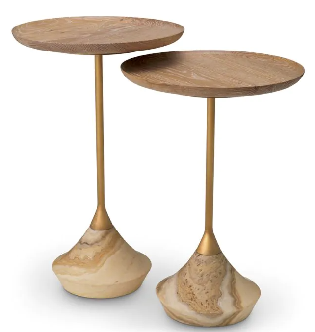 Side Table Puglia set of 2 by Eichholtz-side tables-Renaissance Design Studio