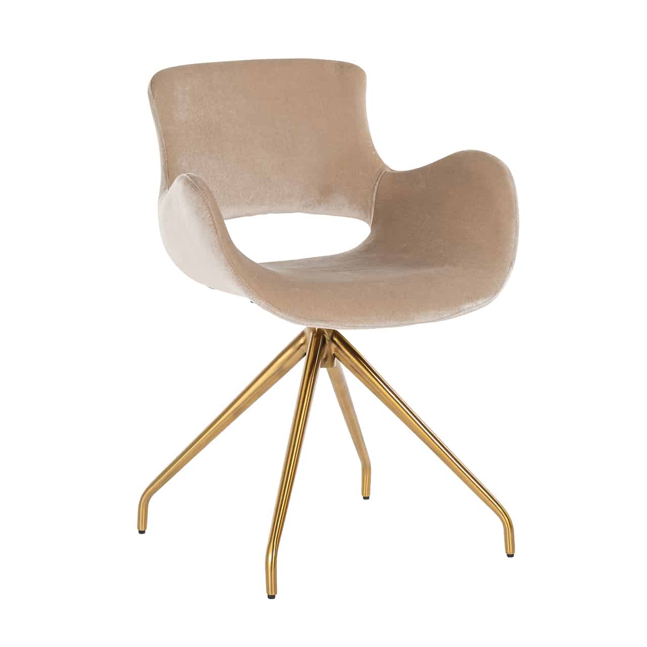 Sienna Swivel Dining Chair-Renaissance Design Studio