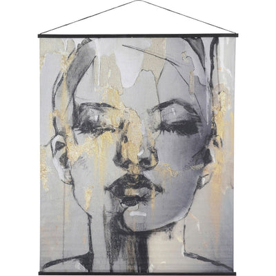 Sketched Female Figure Hanging Art promo price
