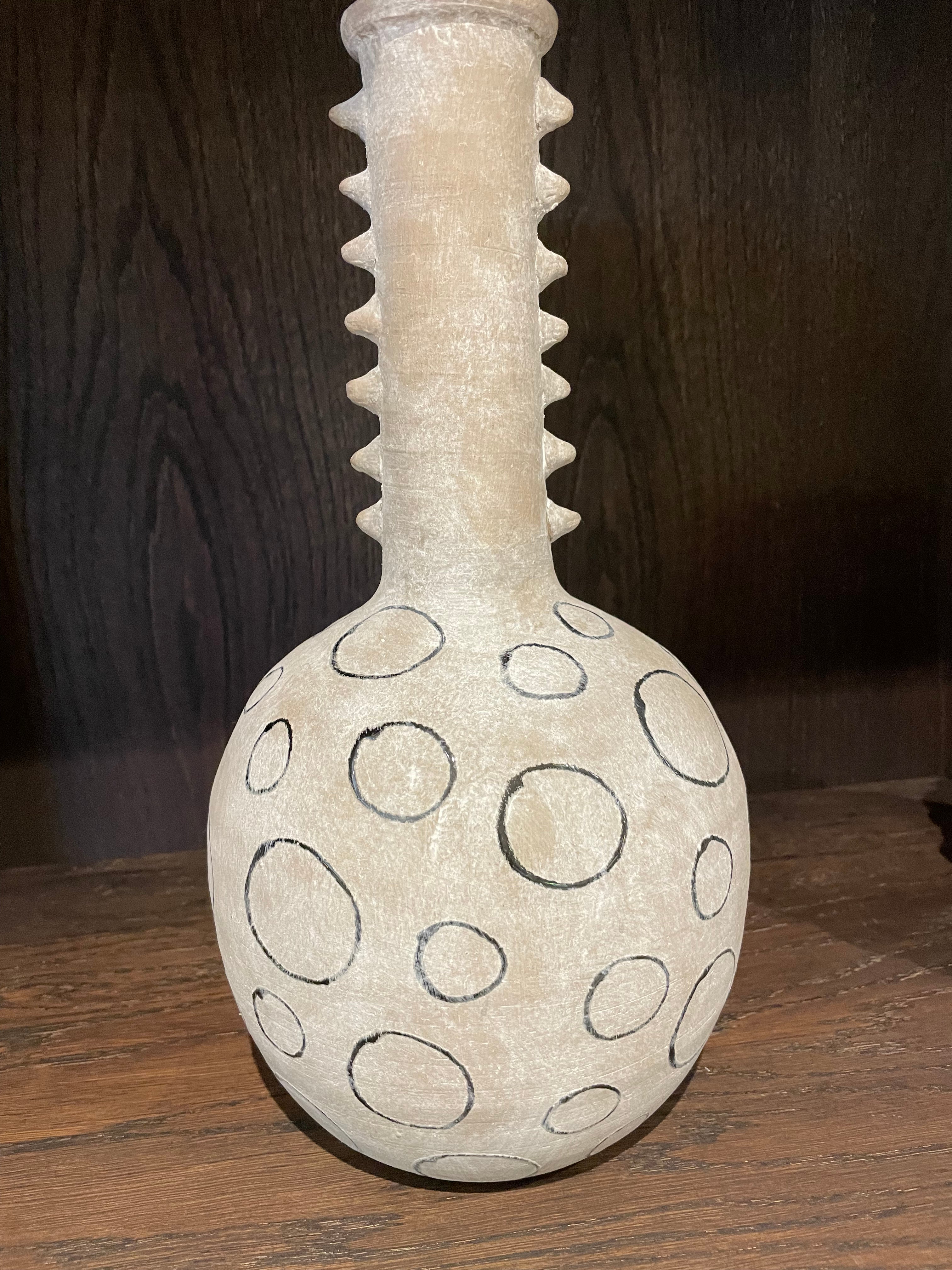 Skywalk Mali earthenware Vase-Vase-Renaissance Design Studio