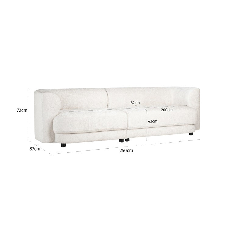 Sofa Divine in cream fusion-Renaissance Design Studio