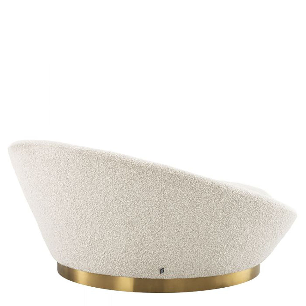 Sofa Duardo Bouclé cream by Eichholtz save 40% ex showroom