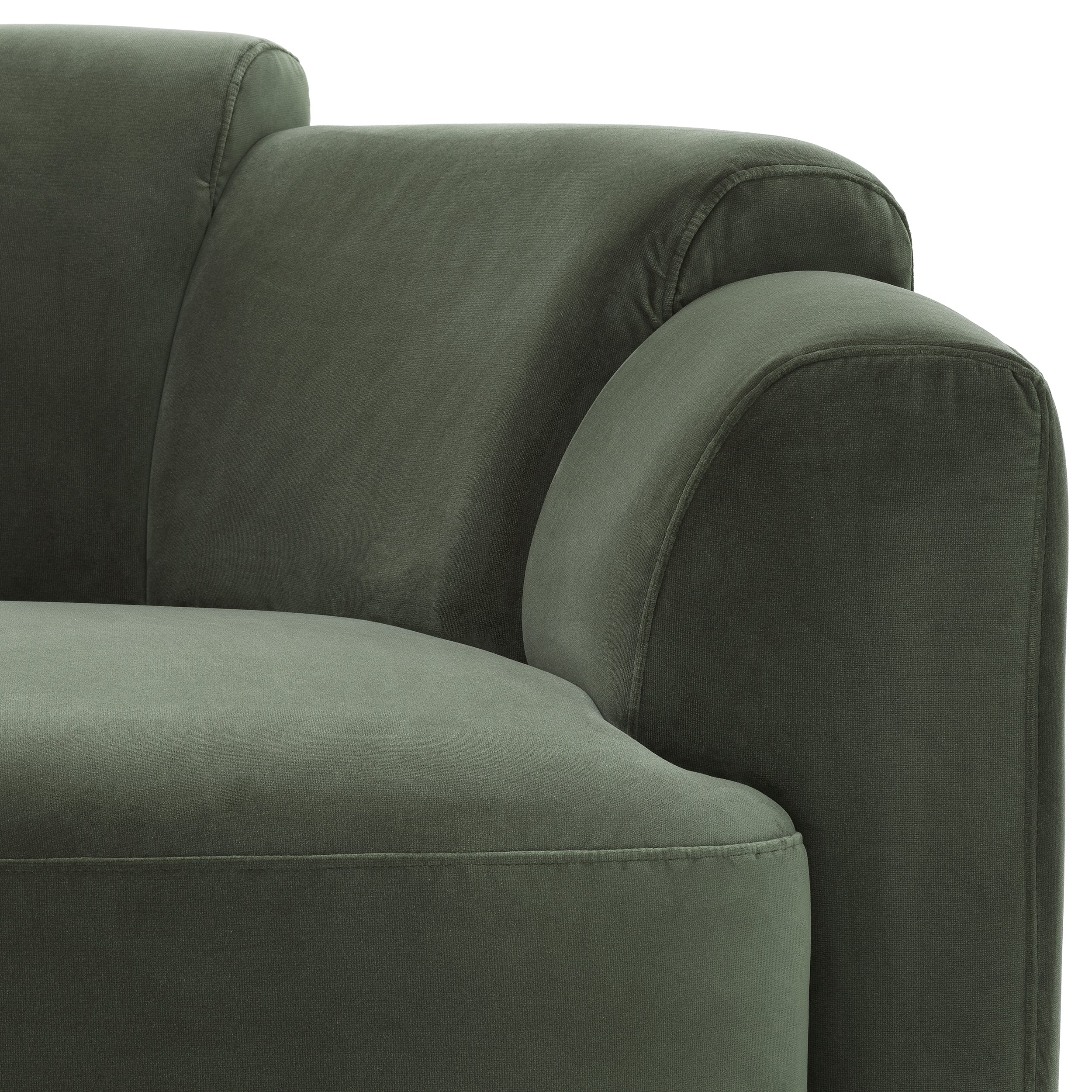 Sofa Marbella L Torrin green velvet by Eichholtz-Sofa-Renaissance Design Studio