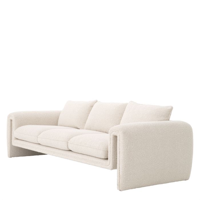 Sofa Tondo cream boucle by Eichholtz-Renaissance Design Studio