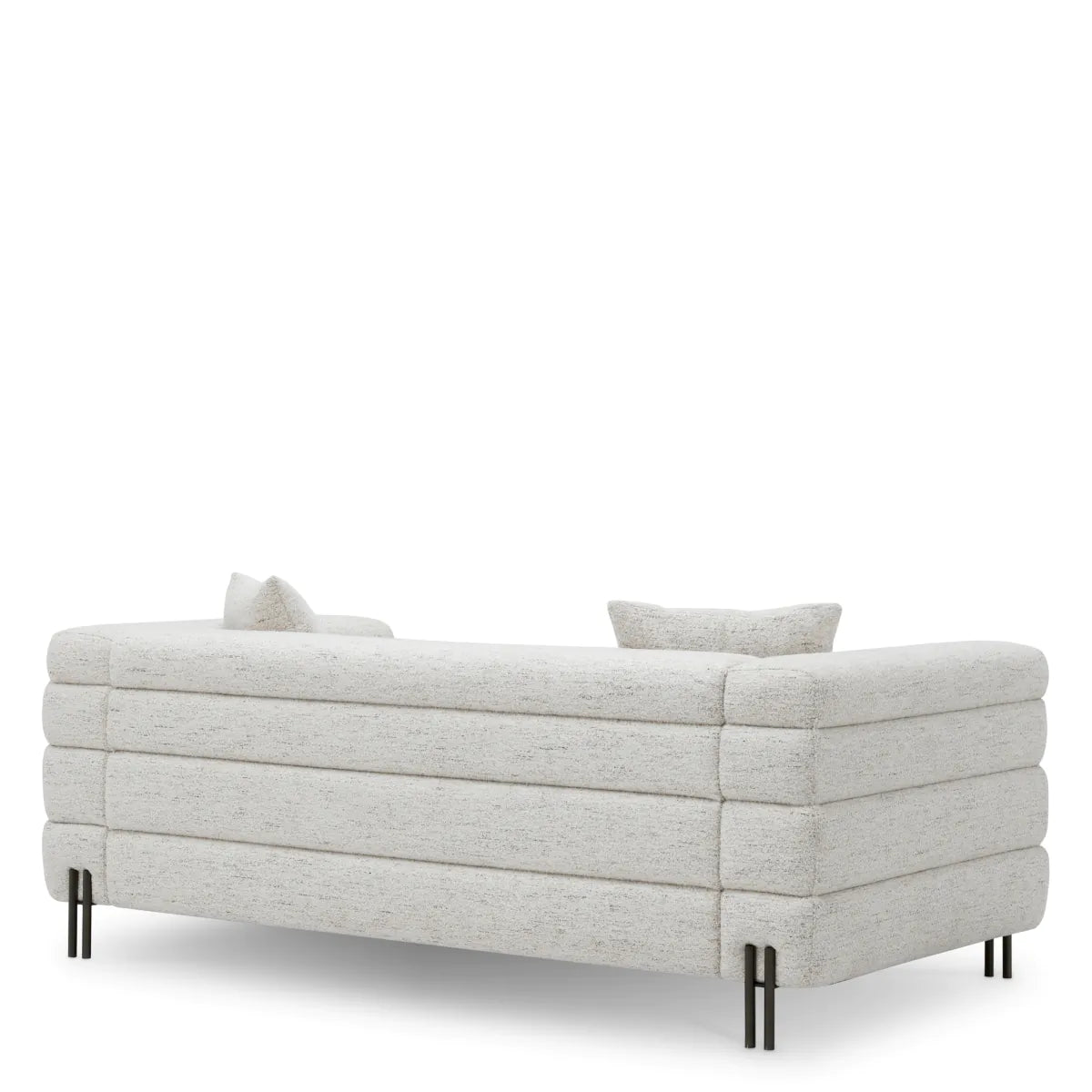 Sofa York S Seashell off-white bronze finish legs by Eichholtz-sofa-Renaissance Design Studio