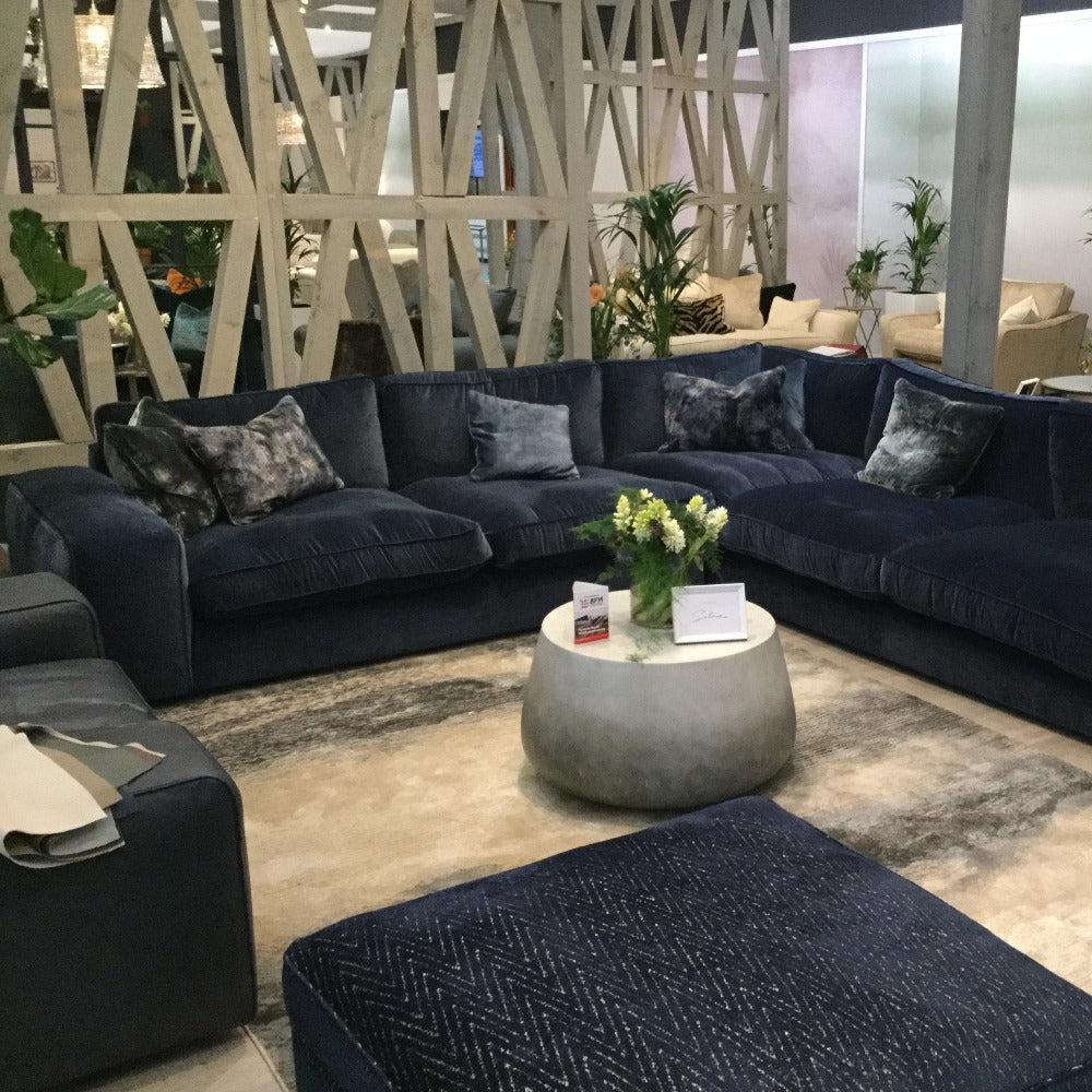 Solace oversized Cinema Sofa Kyra Indigo by Westbridge-Renaissance Design Studio