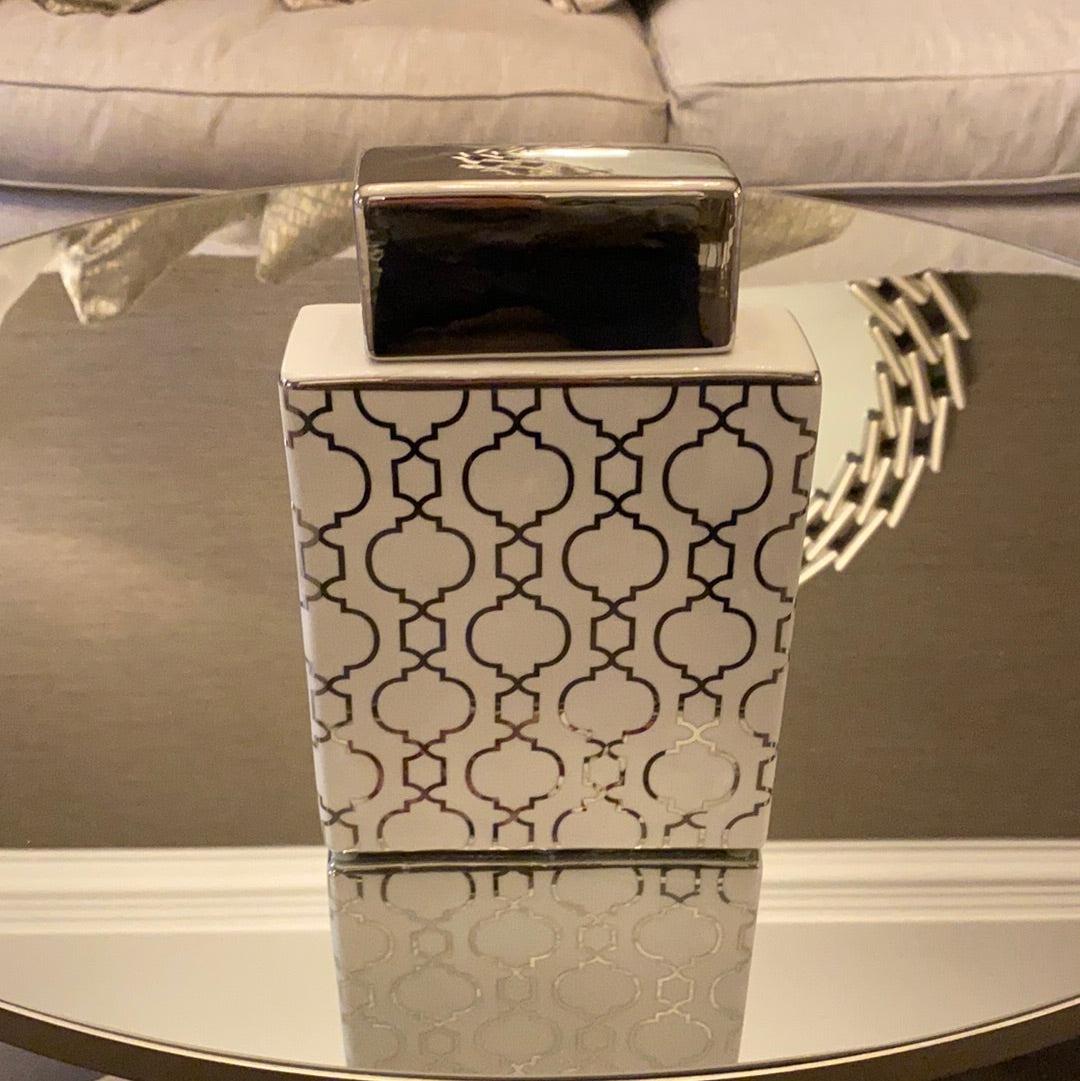 Square designed vase marrakech-Vase-Renaissance Design Studio