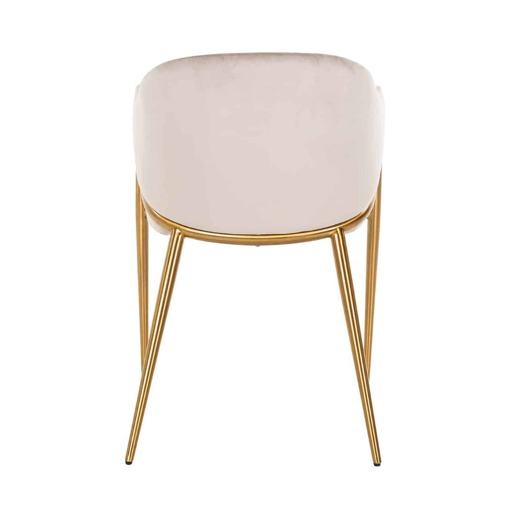 Stefani Dining Chair in Khaki Velvet or black velvet-Renaissance Design Studio
