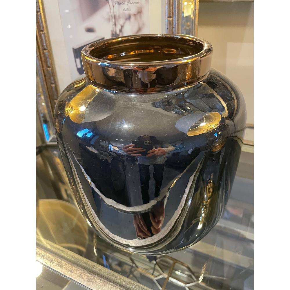 Stella Metallic Vase reduced to clear ! Flowers extra. Instore only-Renaissance Design Studio