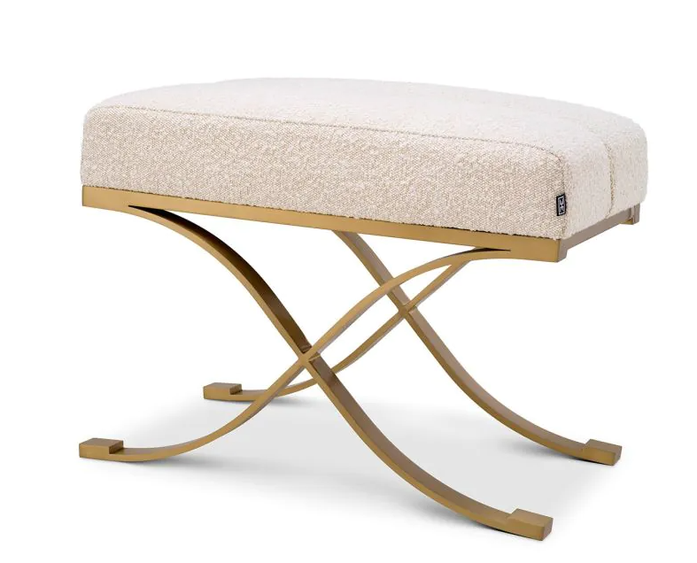 Stool Adonia by Eichholtz reduced by 30% ex display Outlet Sore deal-Renaissance Design Studio