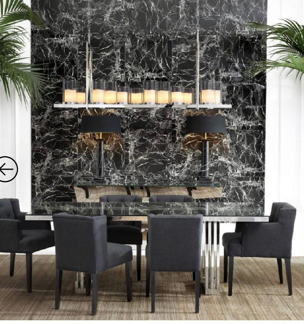 Summit polished steel by Eichholtz-Chandelier-Renaissance Design Studio