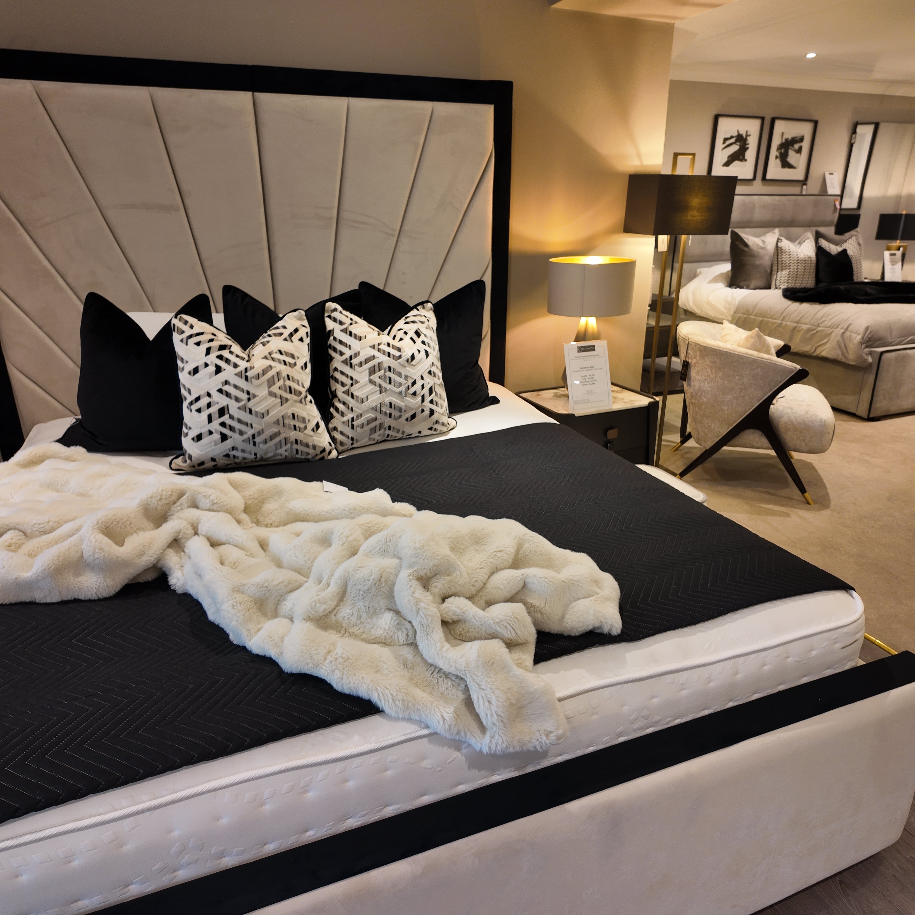Sunbeam custom designed bed-Renaissance Design Studio