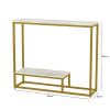 Susanne Gold & Cream Console Table Reduced In Flash Sale-Renaissance Design Studio