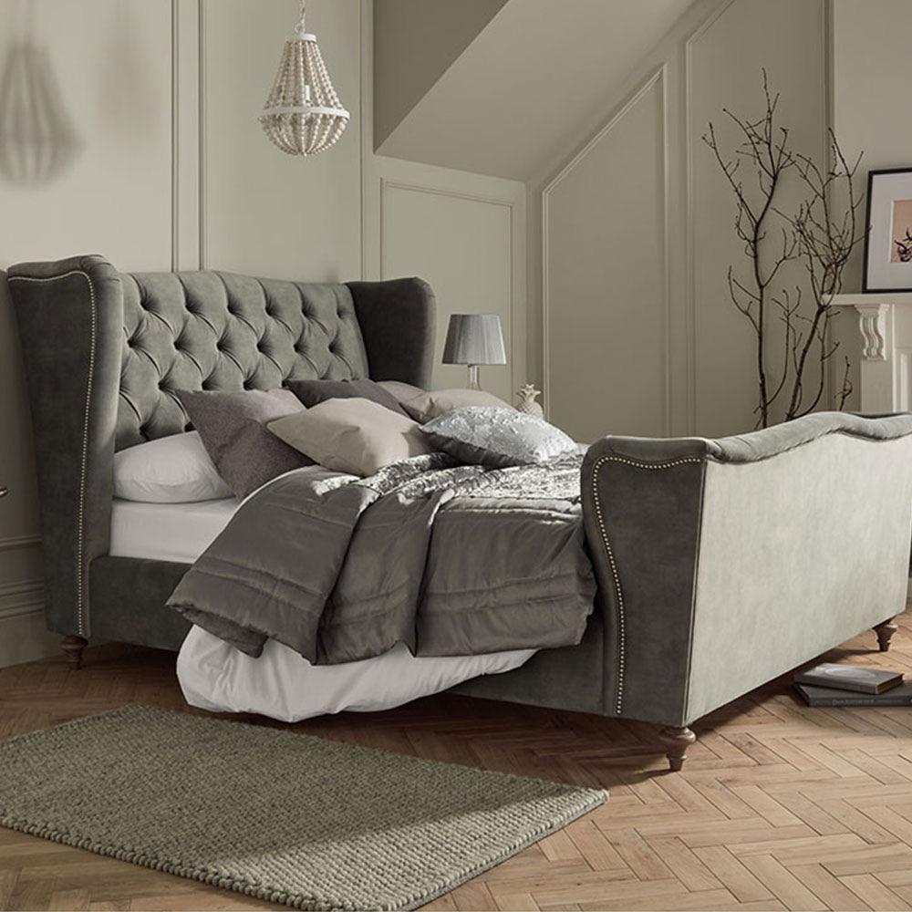 Sutton High end luxury bed hand made in the UK Price from €1795-Renaissance Design Studio