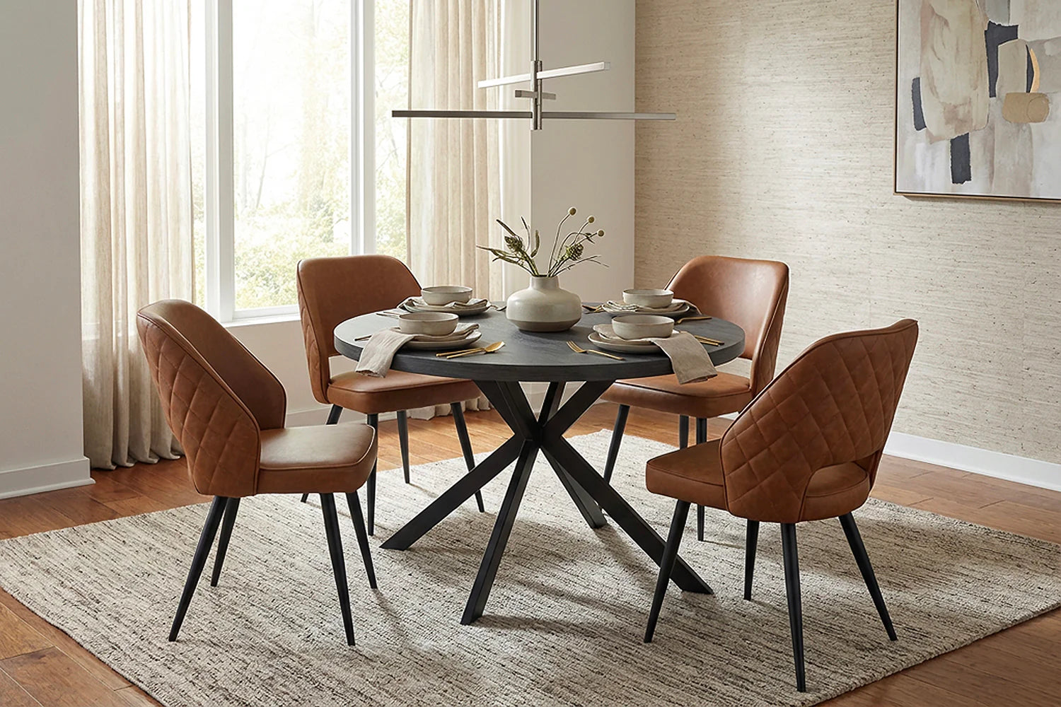 Suzy Dining Chair In Velvet or PU Leather by balmoral