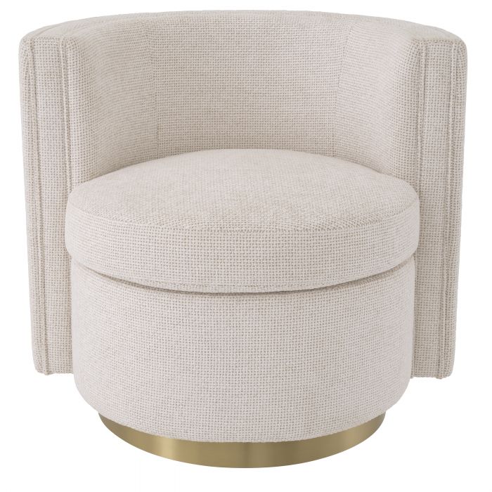 Swivel armchair Amanda by Eichholtz-Armchair-Renaissance Design Studio
